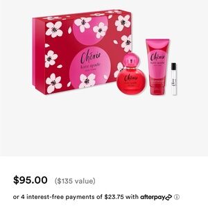Kate spade cherie fragrance set LIKE NEW